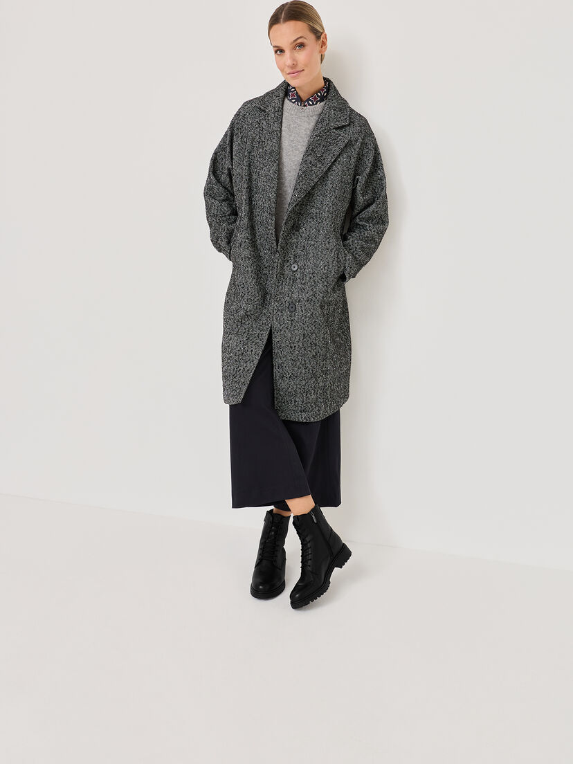 Leren Enkellaarsje - zwart, BLACK, hi-res