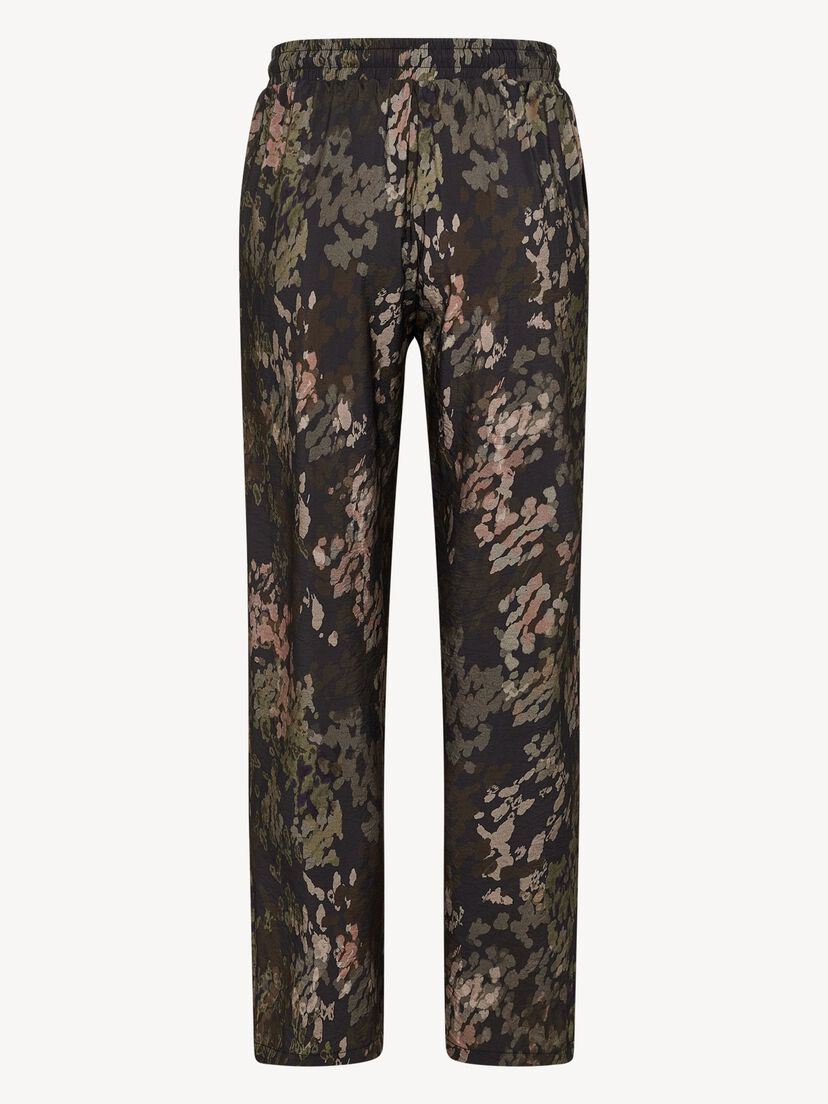 Broek - zwart, Black Beauty Animal AOP, hi-res