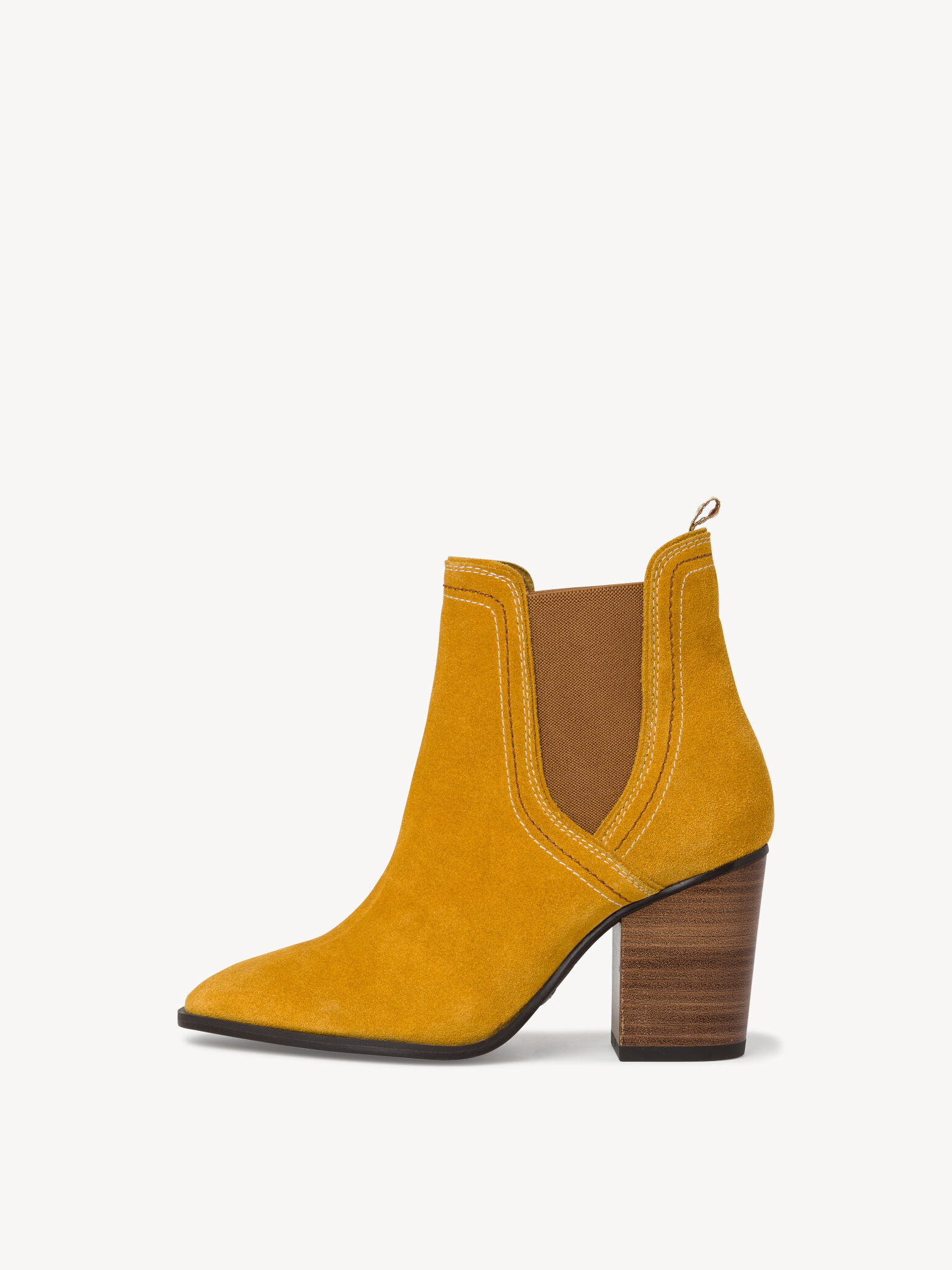 Leather Chelsea boot - yellow 1-1-25377 