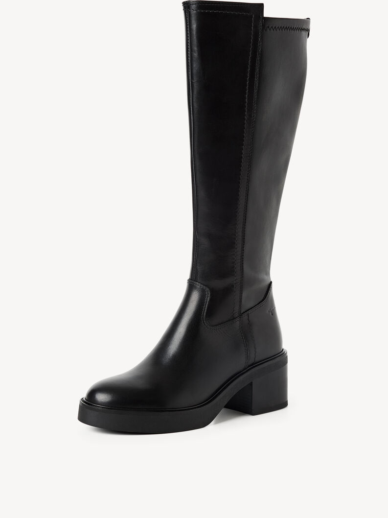 Stiefel - schwarz, BLACK LEATHER, hi-res