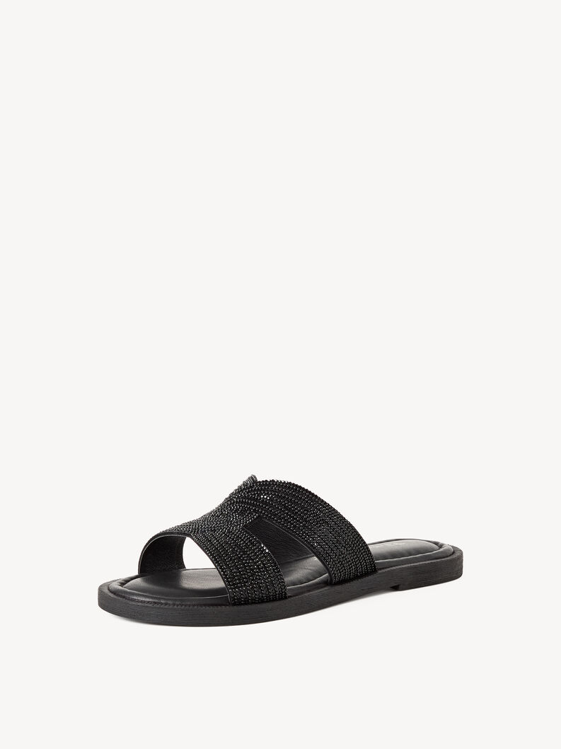 Klapki - czarny, BLACK GLAM, hi-res