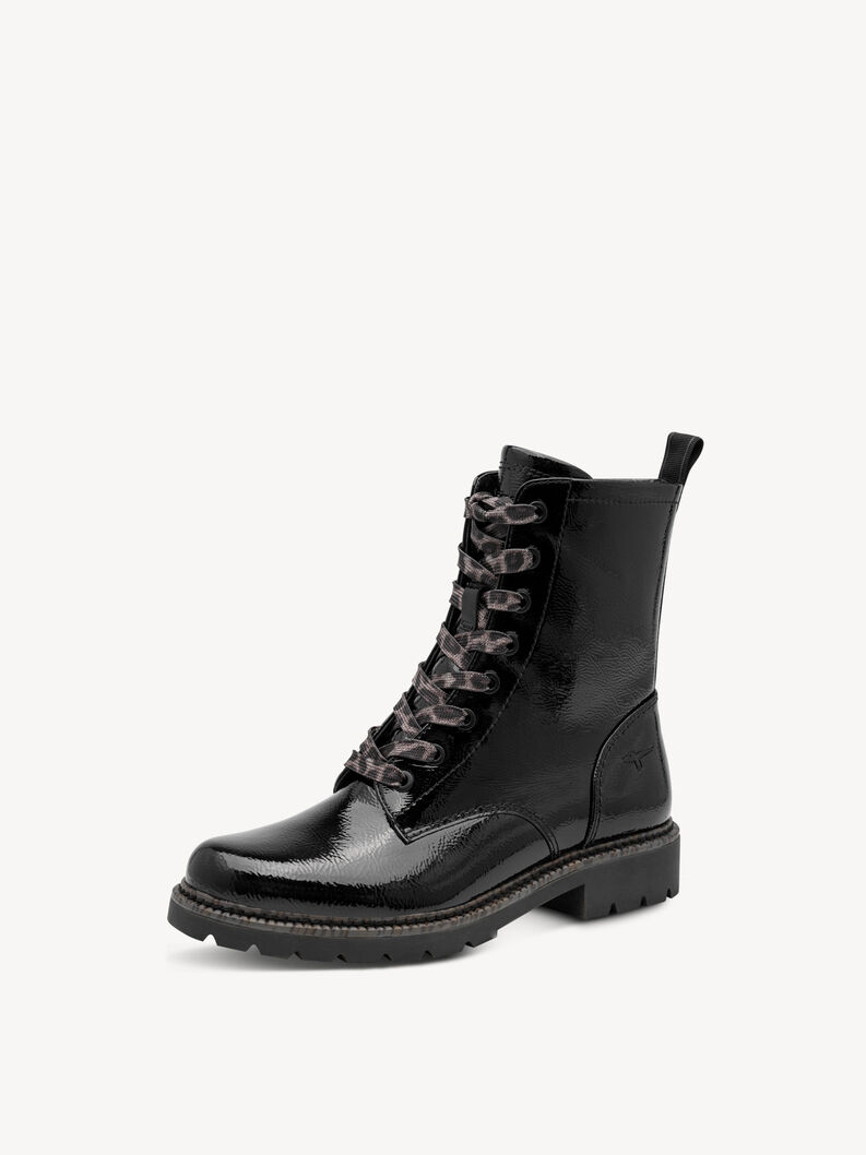 Ankelboots - svart, BLACK PATENT, hi-res