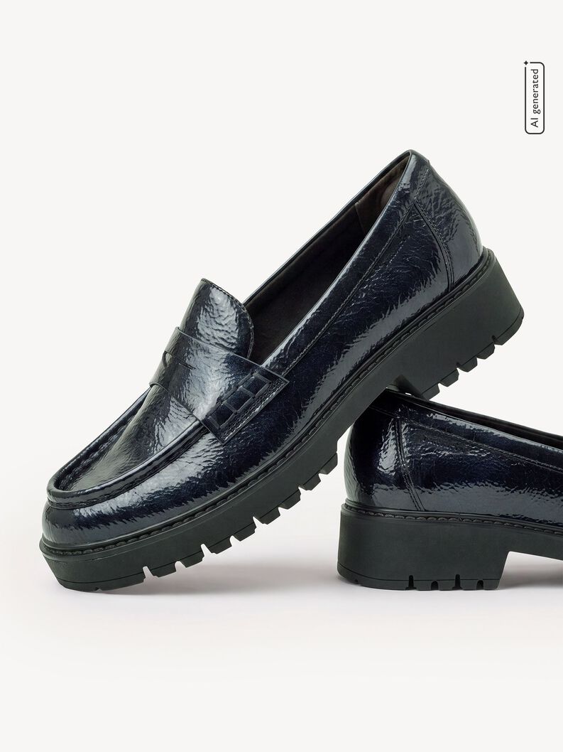 Slipper - blau, NAVY, hi-res