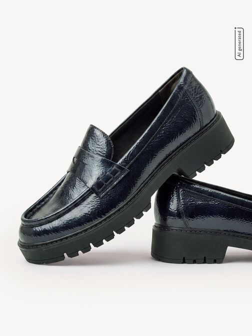 Slipper, NAVY, hi-res