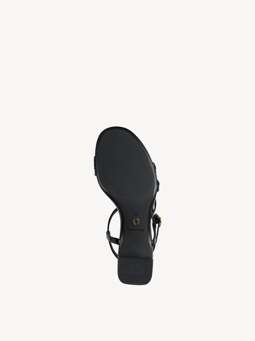 Sandale &agrave; talon, BLACK PATENT, hi-res