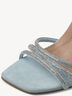 Heeled sandal - blue, LTBLUE CRYSTAL, hi-res