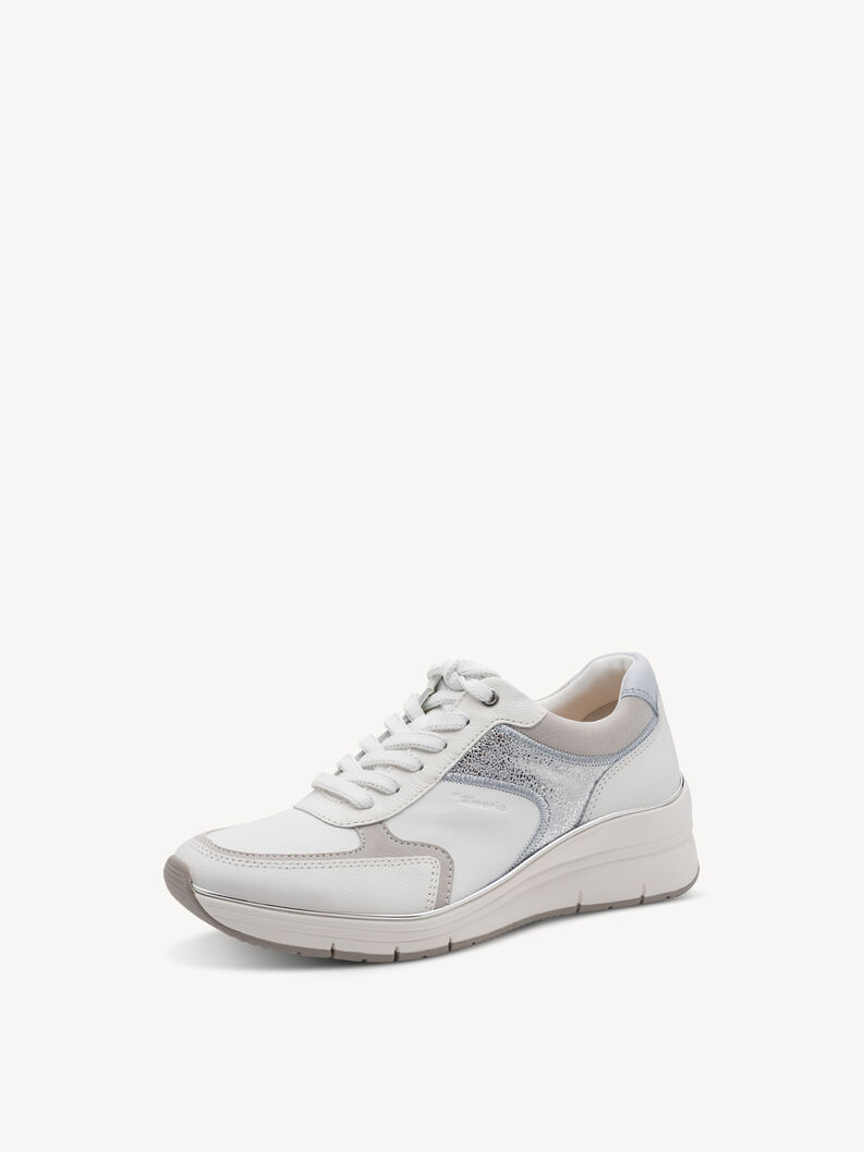 Ledersneaker - blau, LT. BLUE COMB, hi-res