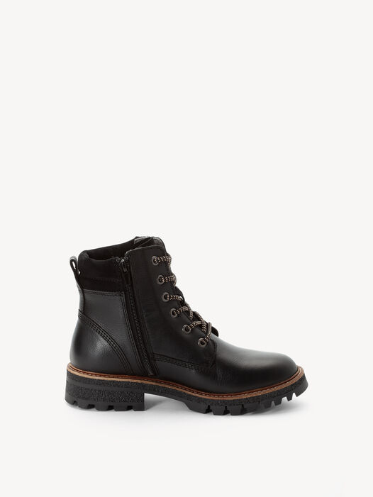 Enkellaarsje, BLACK LEATHER, hi-res