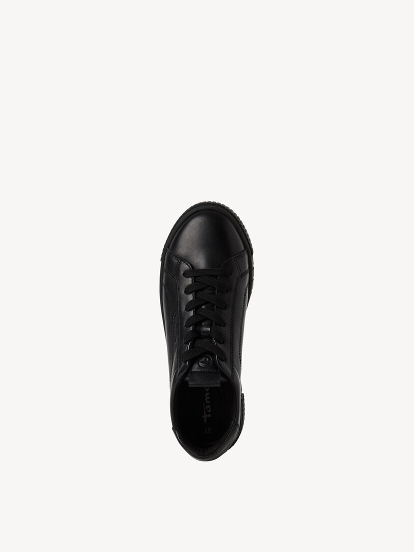 Sneaker, BLACK LEATHER, hi-res