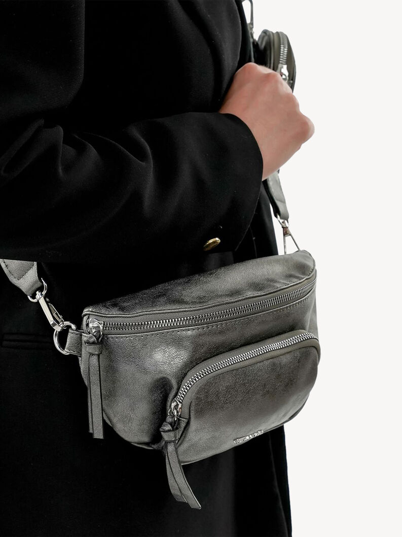 Borsa a tracolla - argento, darksilver, hi-res
