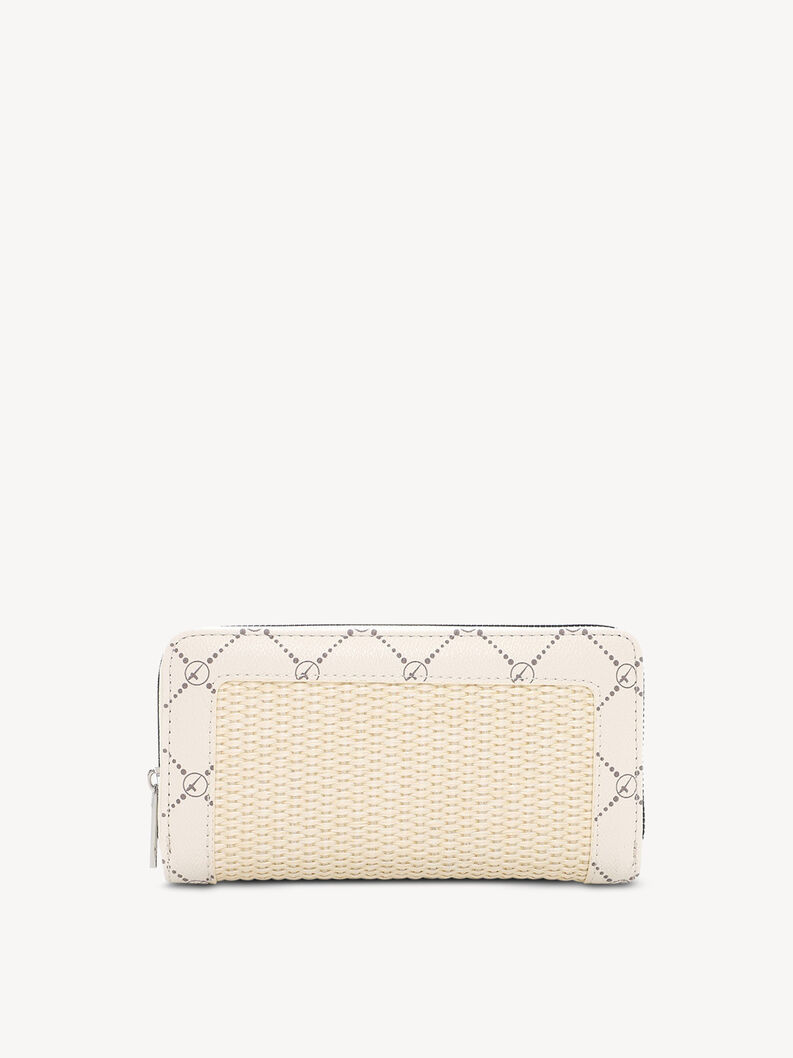 Geldbörse - grau, ecru, hi-res