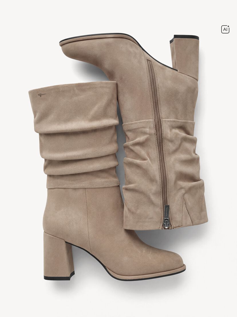 Enkellaarsje - beige, TAUPE, hi-res