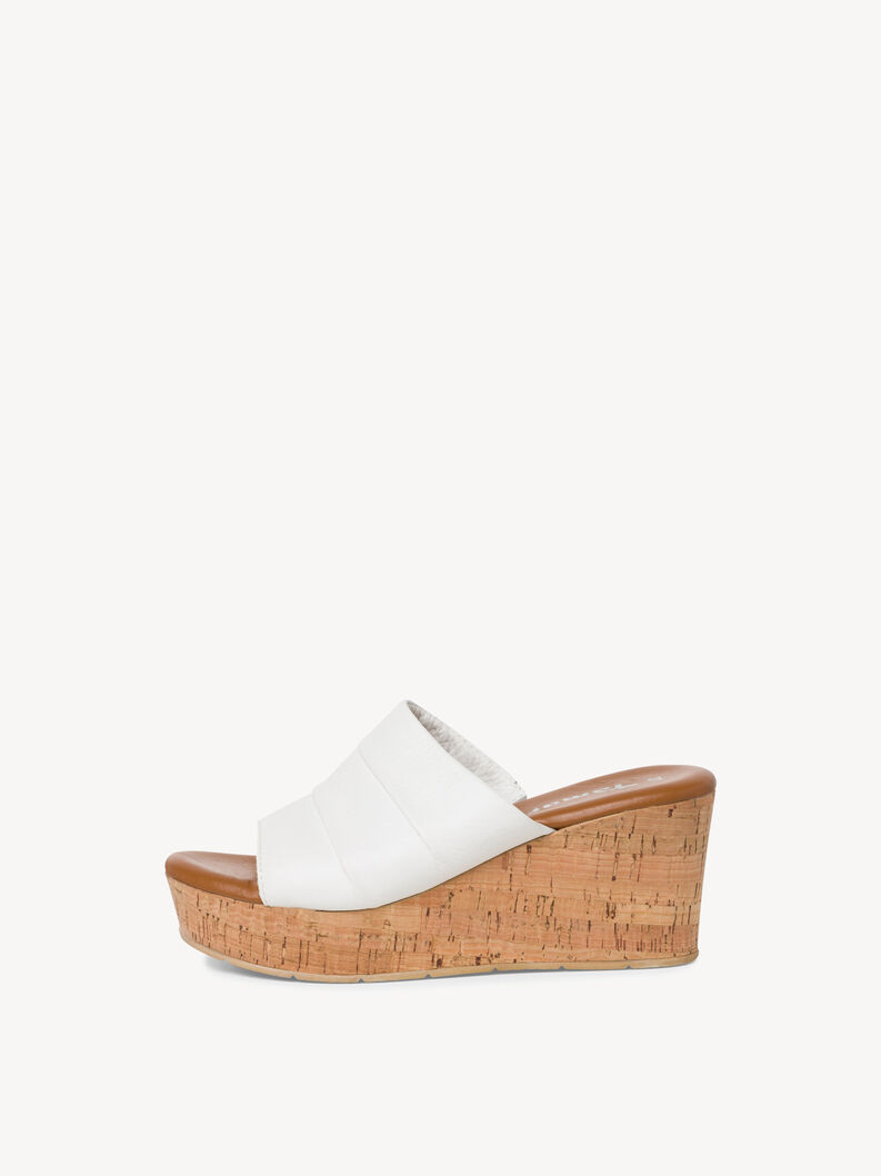Leather Mule - white, OFFWHITE, hi-res