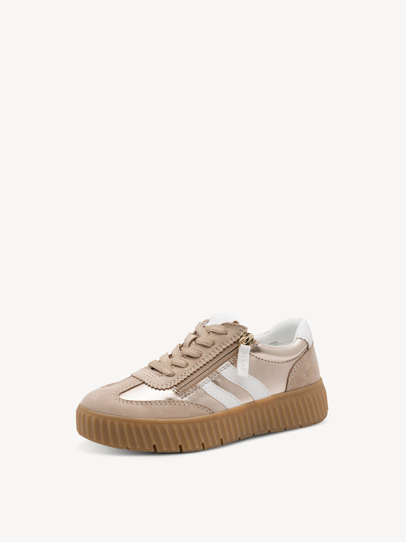 Sneaker - metallic, LT GOLD COMB, hi-res