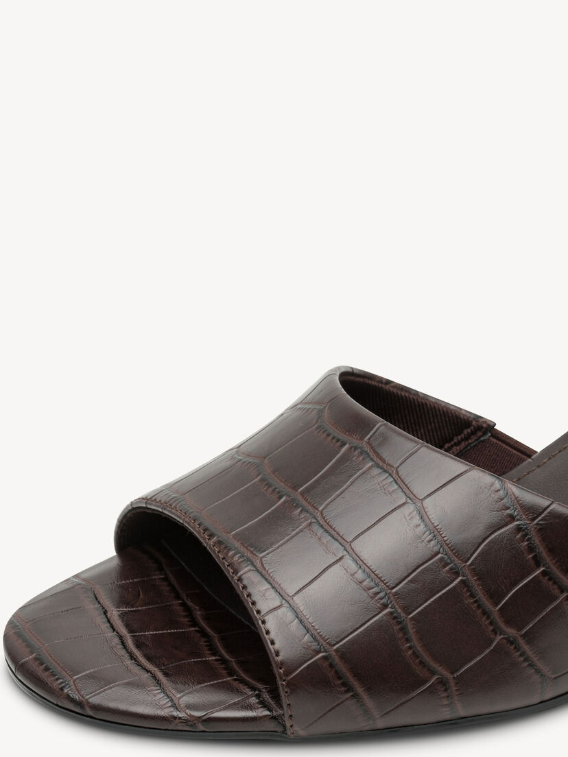 Slipper - bruin, MOCCA CROCO, hi-res