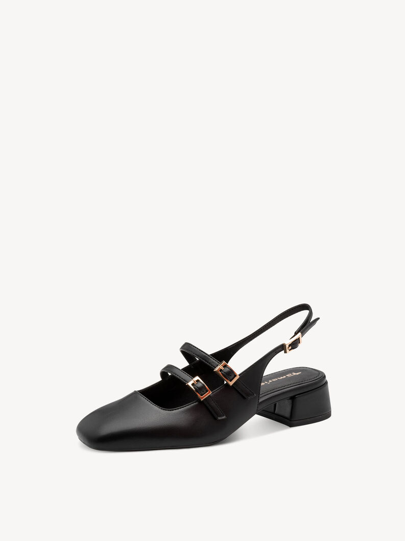 Escarpin - noir, BLACK UNI, hi-res