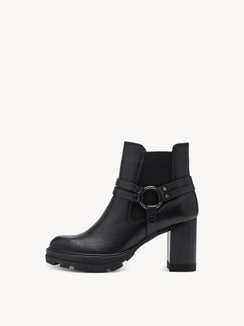 Leder Chelsea Boot - schwarz, BLACK LEATHER, hi-res