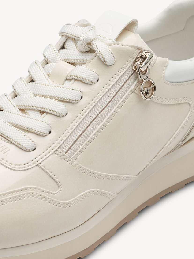 Sneaker - beige, IVORY PATENT, hi-res