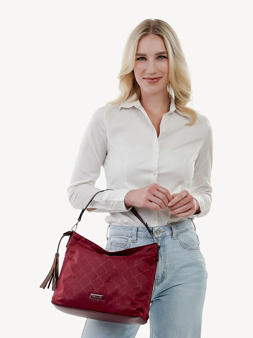 Handtas - rood, wine, hi-res