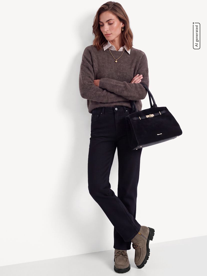 Enkellaarsje, TAUPE SUEDE, hi-res