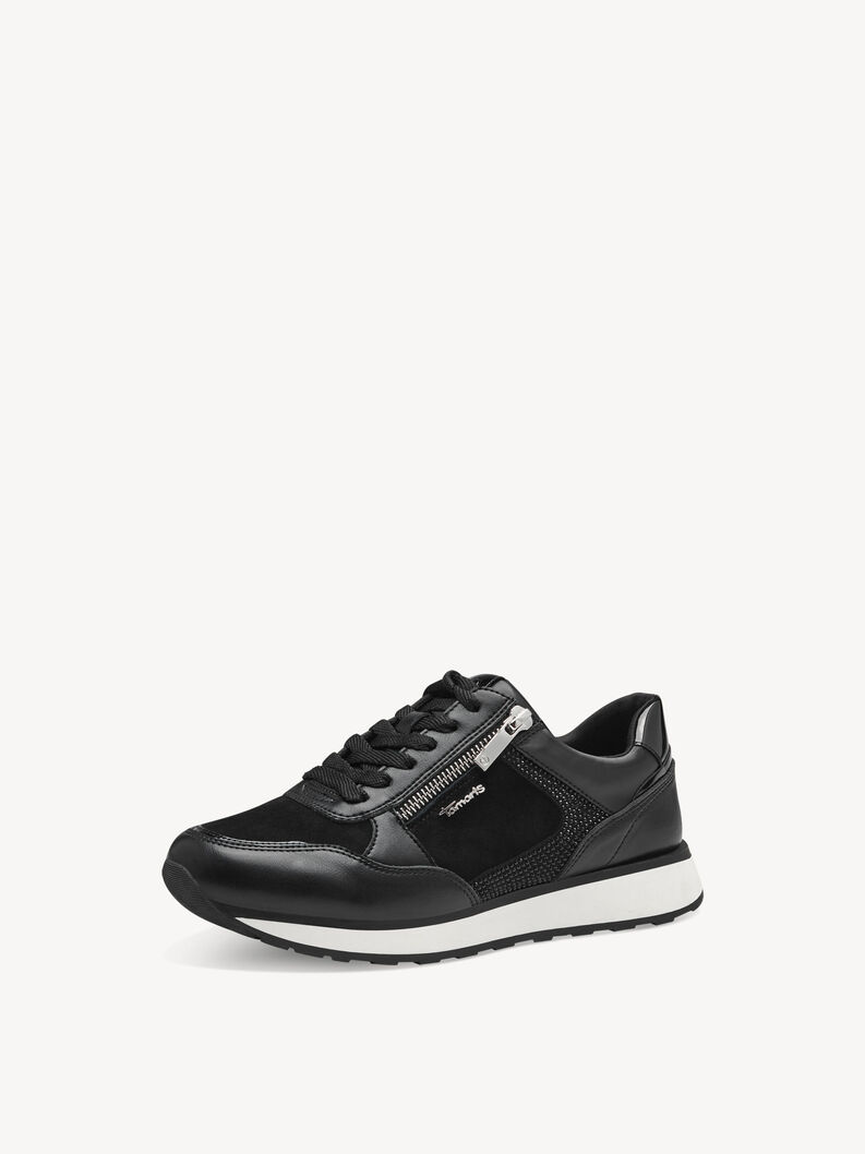 Sneaker - sort, BLACK COMB, hi-res