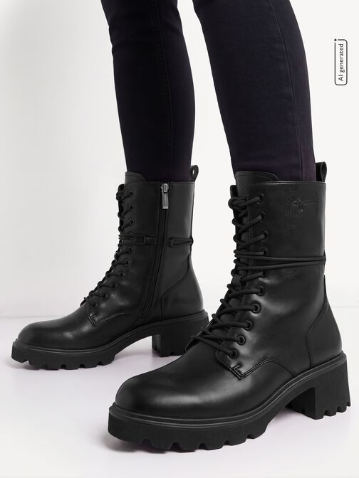 Bootie, BLACK, hi-res