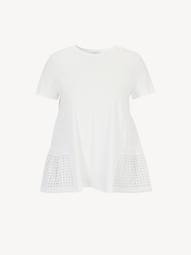 T-Shirt - hvid, Bright White, hi-res