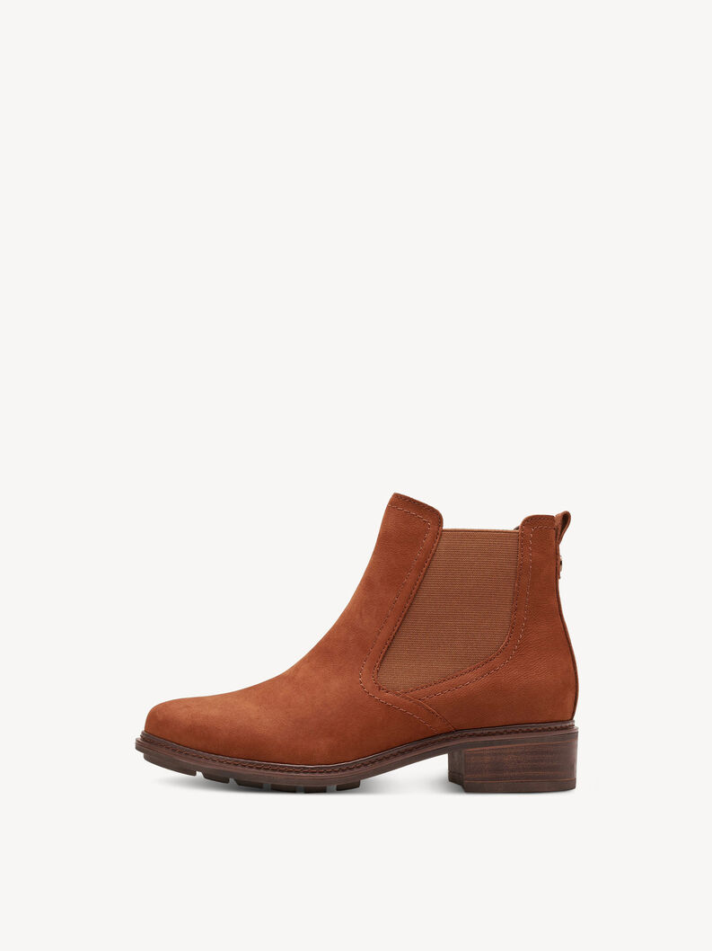 Leather Chelsea boot - brown, MAROON, hi-res