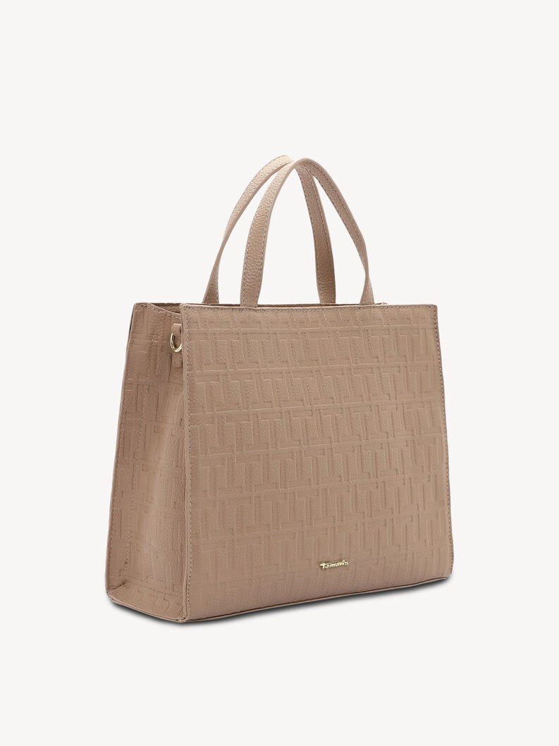 Sac cabas - marron, taupe, hi-res