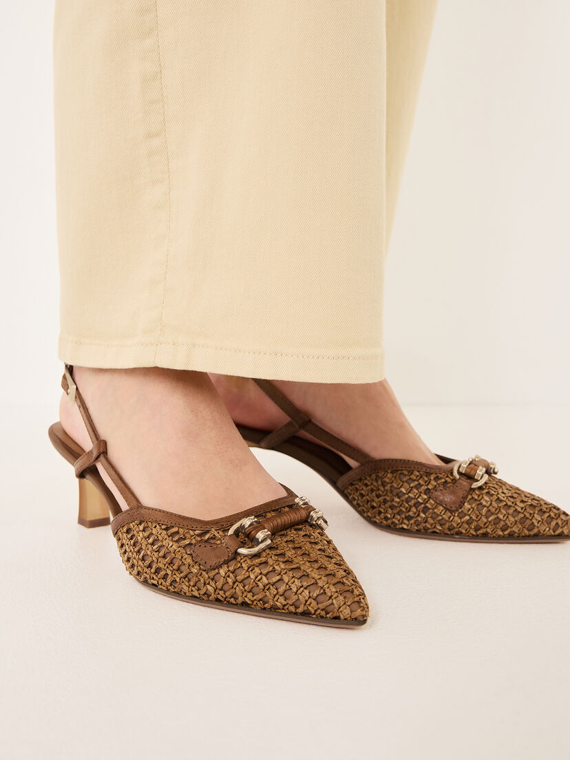 Slingpumps - bruin, cognac, hi-res