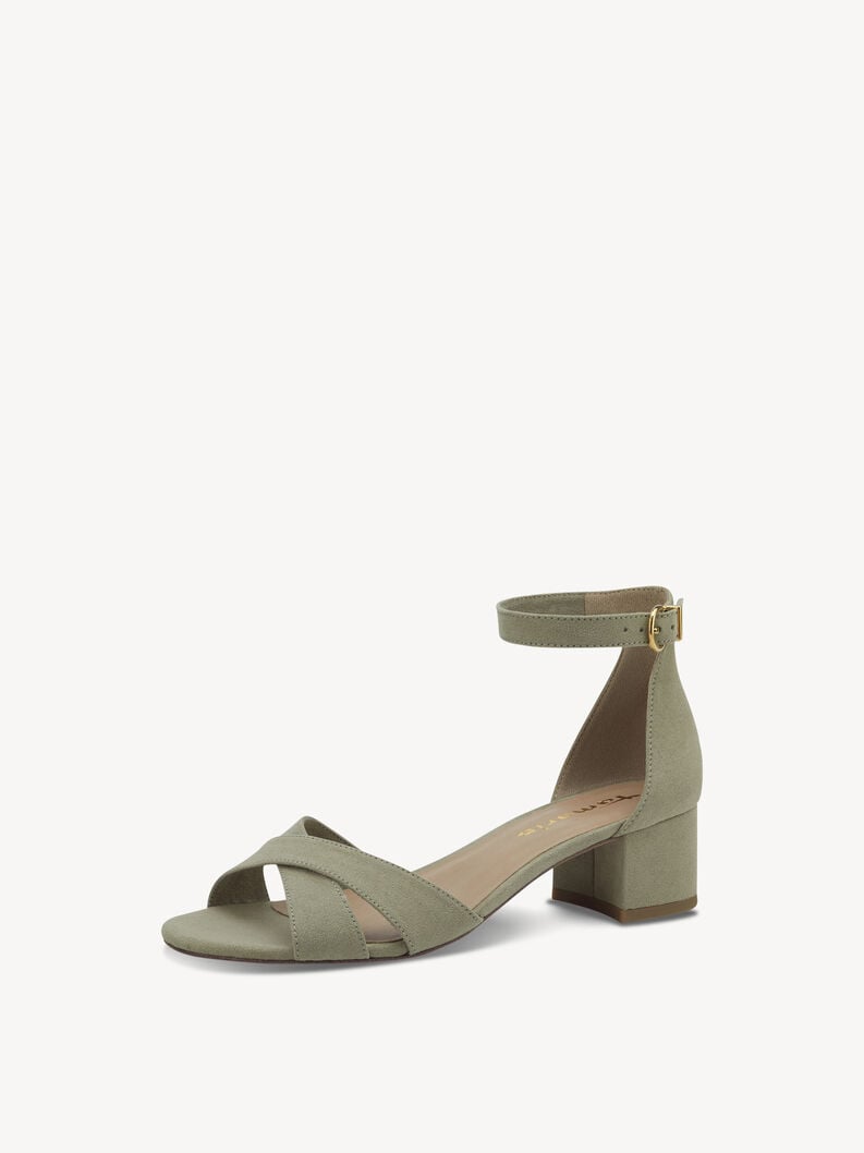 Heeled sandal - green, PISTACCHIO, hi-res