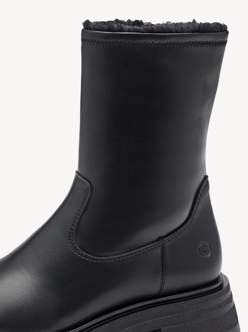 Stiefelette - schwarz Warmfutter, BLACK, hi-res
