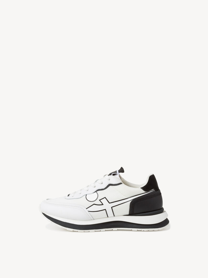 Sneaker - weiß, WHITE/BLACK, hi-res