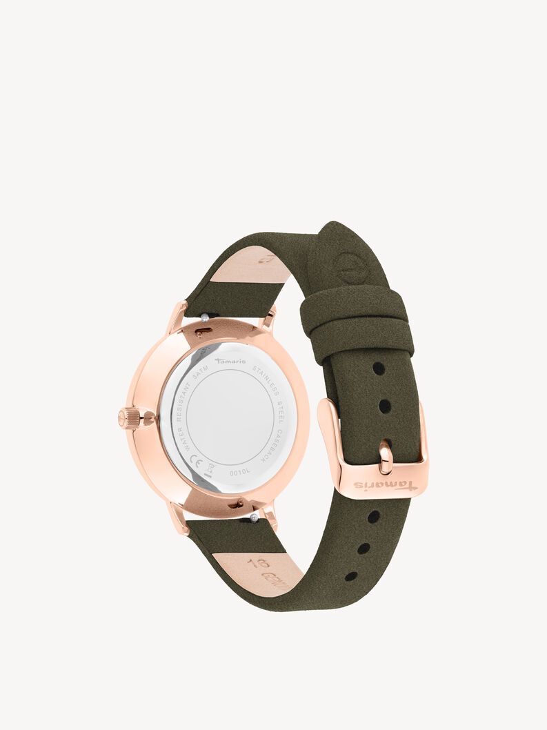 Uhr - gr&uuml;n, rosegold, hi-res