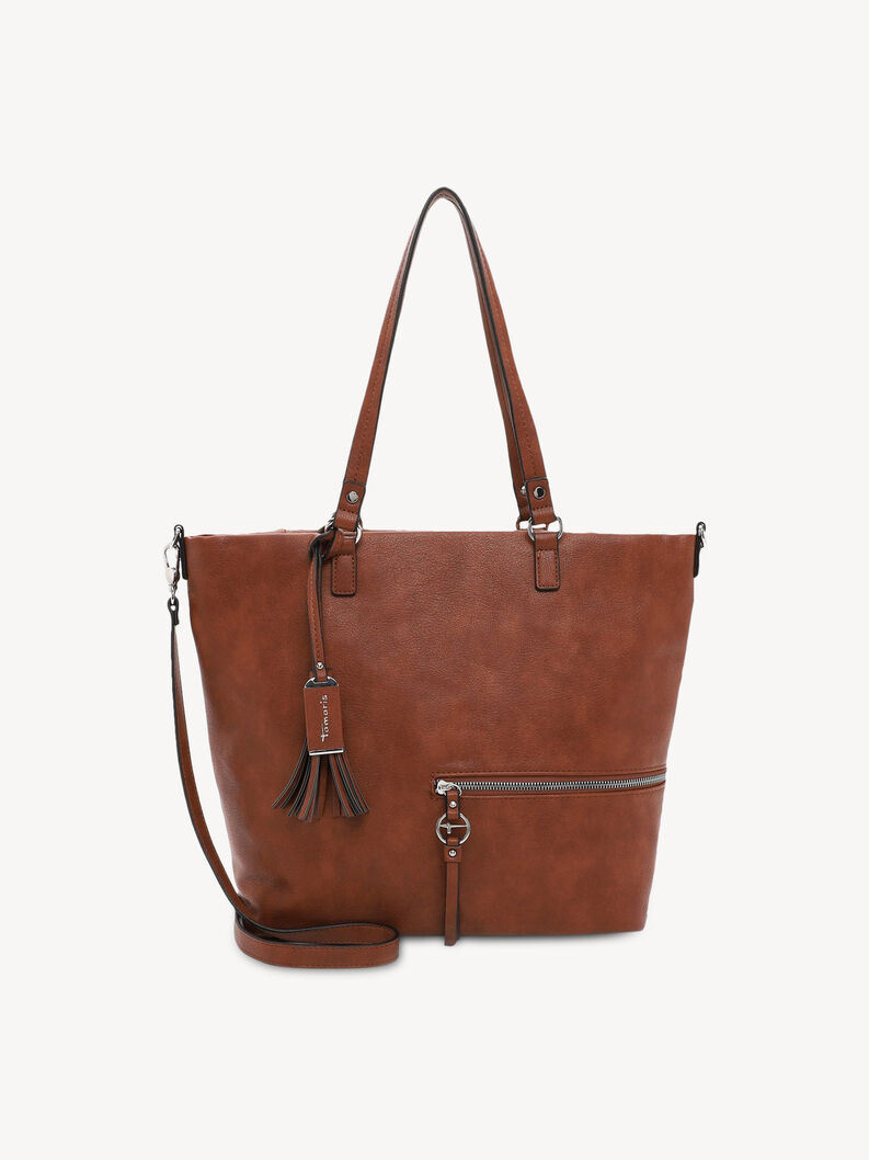 Τσάντα για ψώνια - καφέ, COGNAC, hi-res