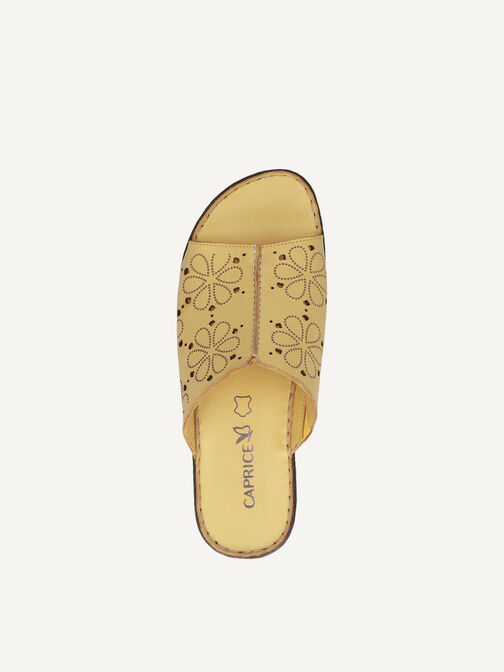 Pantolette, YELLOW NAPPA, hi-res