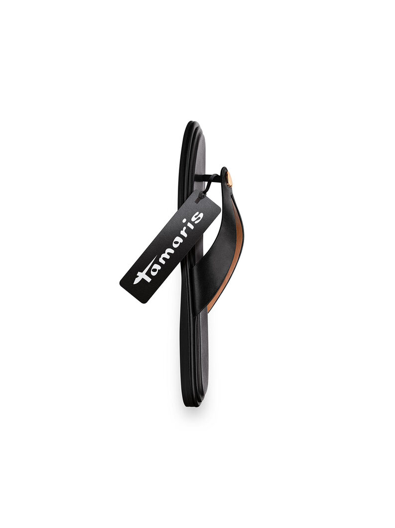 Toe separators, BLACK LEATHER, hi-res