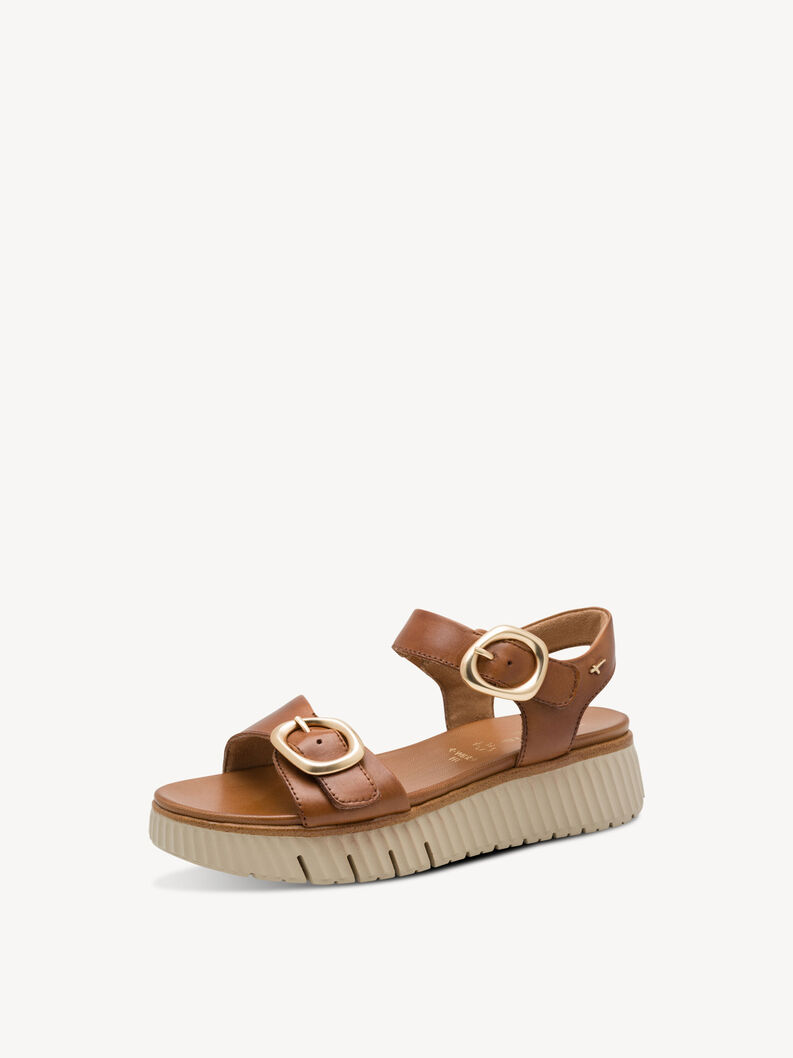 Sandal - brun, COGNAC NAPPA, hi-res