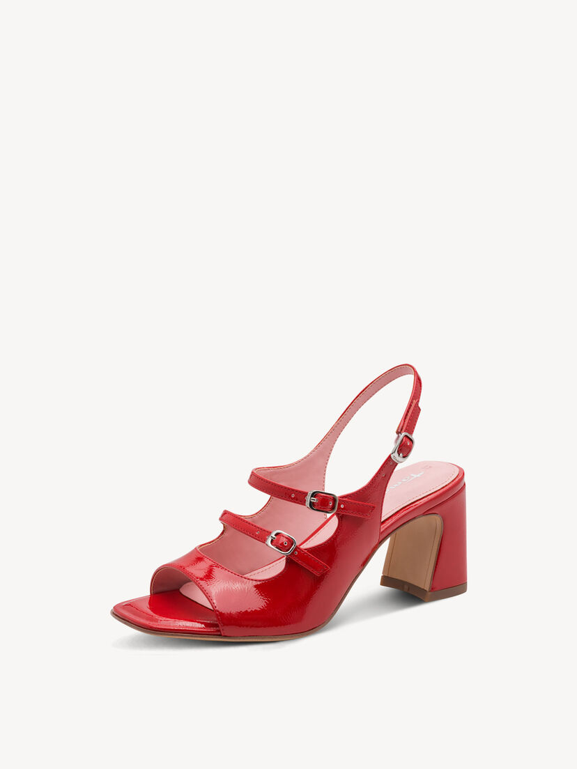 Sandaaltje - rood, RED, hi-res