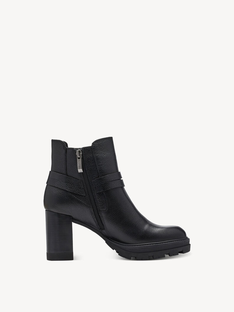 Leder Chelsea Boot - schwarz, BLACK LEATHER, hi-res