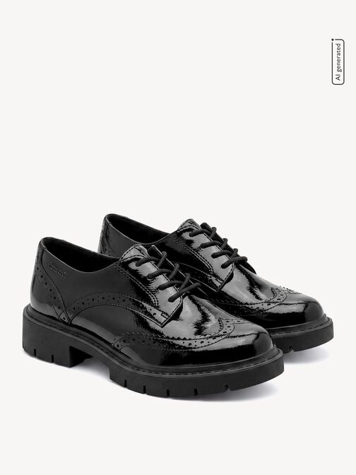 Derbie - noir, BLACK PATENT, hi-res