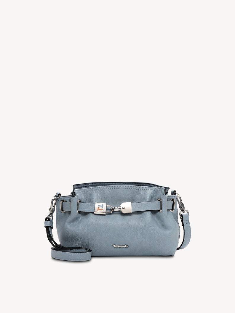 Handbag - blue, crystal blue, hi-res