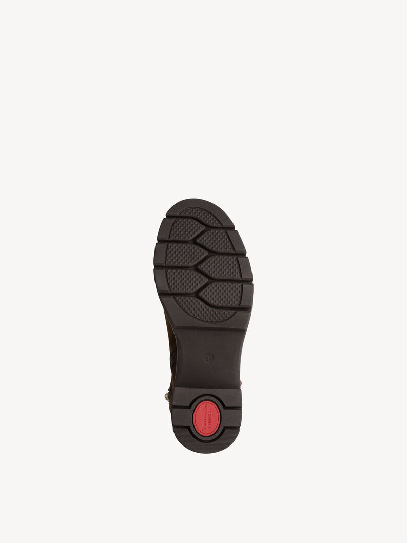 Leather Bootie - brown, TOBACCO, hi-res