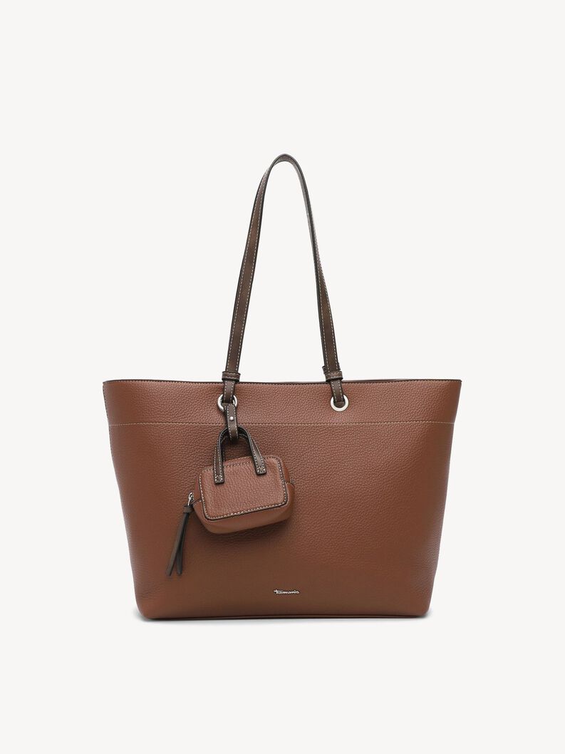 Sac cabas, cognac, hi-res