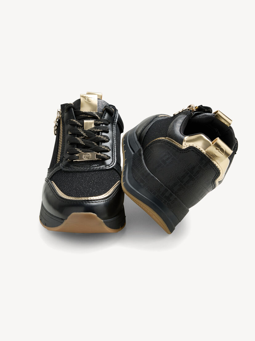 Sneaker - zwart, BLACK COMB, hi-res