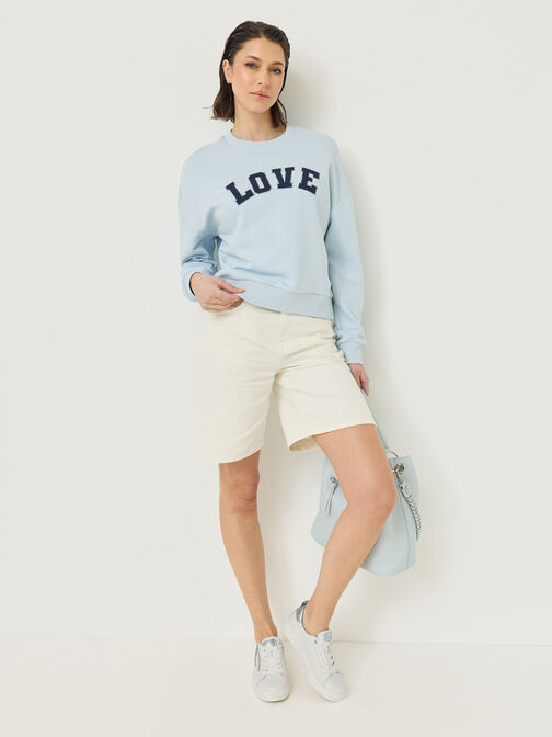 Sneaker, WHITE/SKY, hi-res