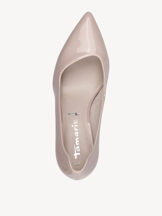 Pumps, NUDE PATENT, hi-res
