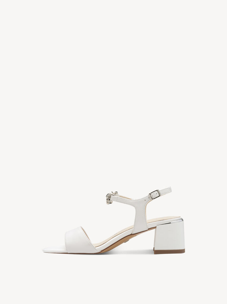 Ledersandalette - wei&szlig;, WHITE, hi-res