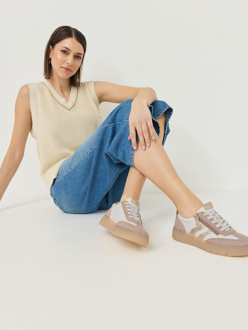 Sneaker, BEIGE COMB, hi-res