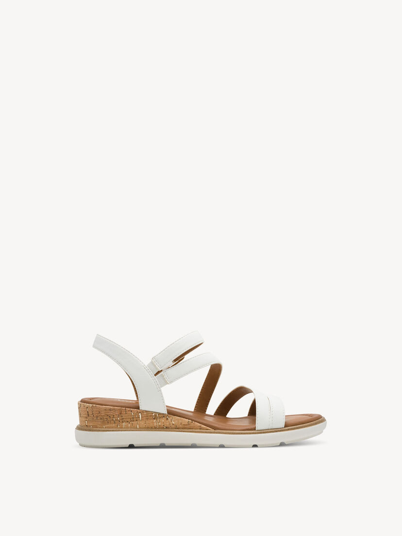 Sandaaltje - wit, WHITE UNI, hi-res